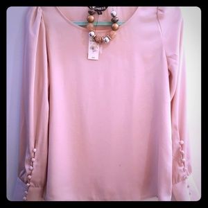 Express pink blouse